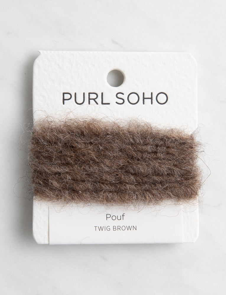 Pouf Color Cards, Twig Brown