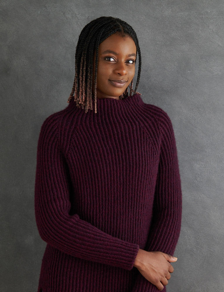 Twisted Rib Pullover Pattern Download