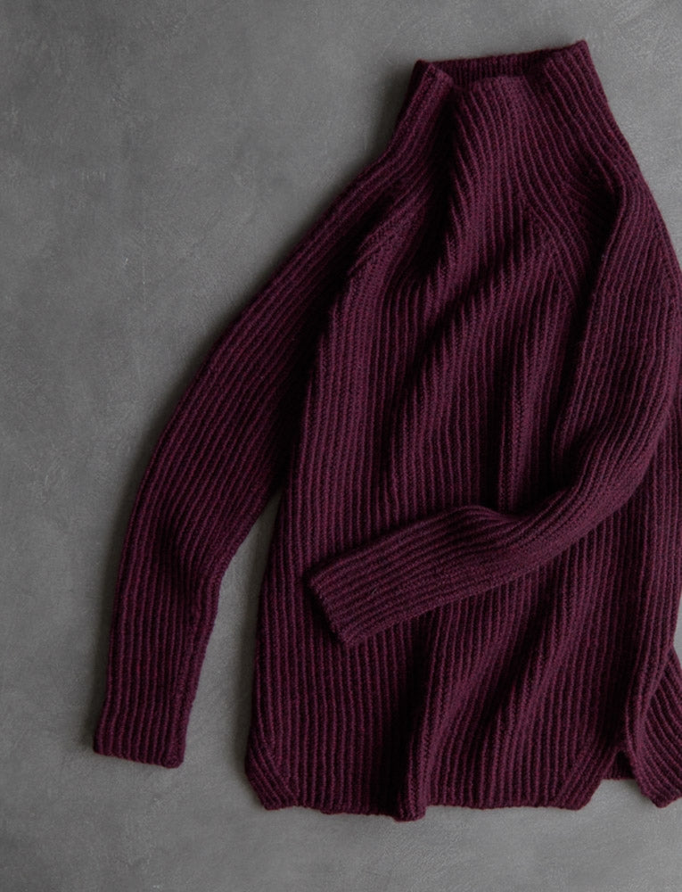 Twisted Rib Pullover Pattern Download
