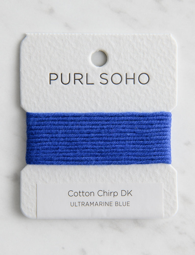 Cotton Chirp DK Color Cards, Ultramarine Blue