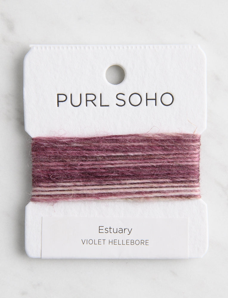 Estuary Color Cards, Violet Hellebore