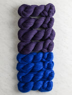 Wide Rib Wrap Bundle, Violet Night + Lapis Lazuli