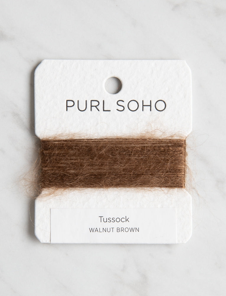 Tussock Color Cards, Walnut Brown