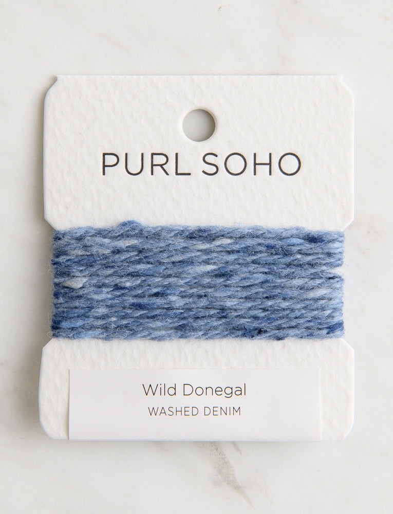 Wild Donegal Color Cards, Washed Denim