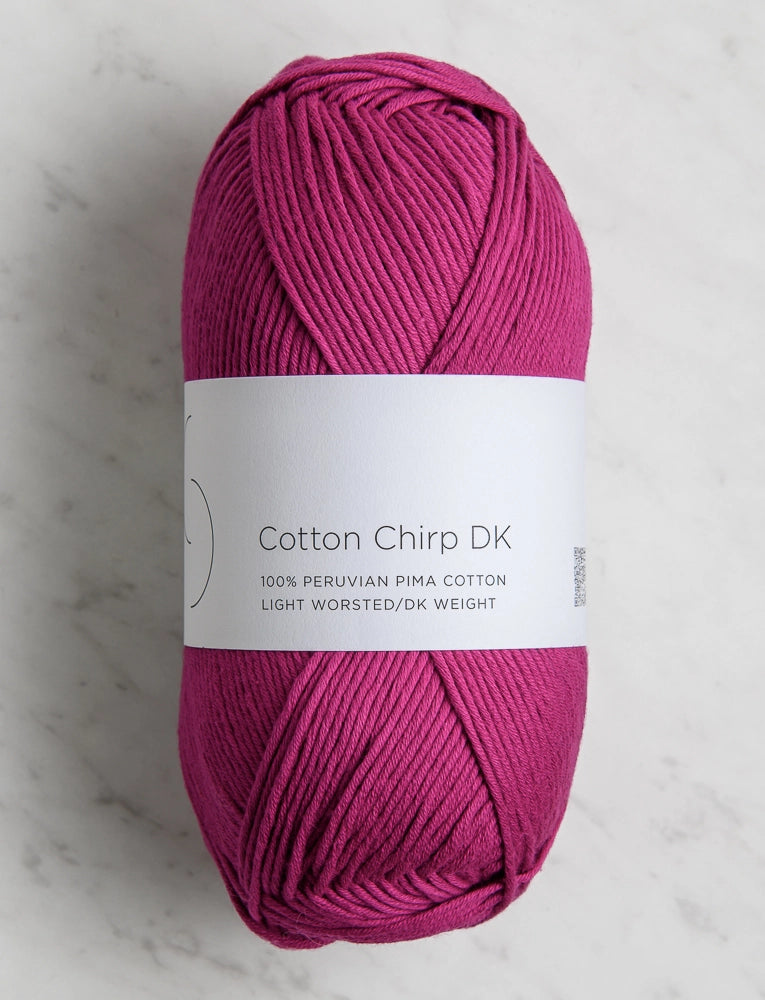 Cotton Chirp DK, 100-Gram Balls, Wild Boysenberry