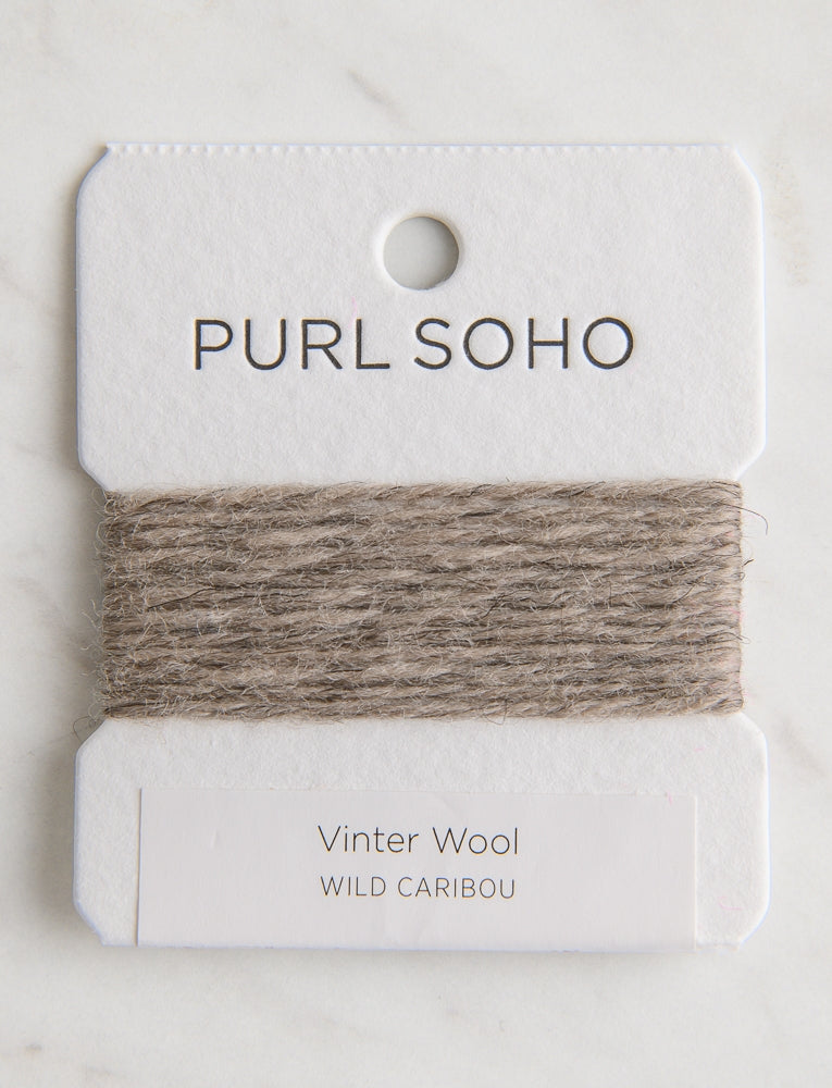 Vinter Wool Color Cards, Wild Caribou