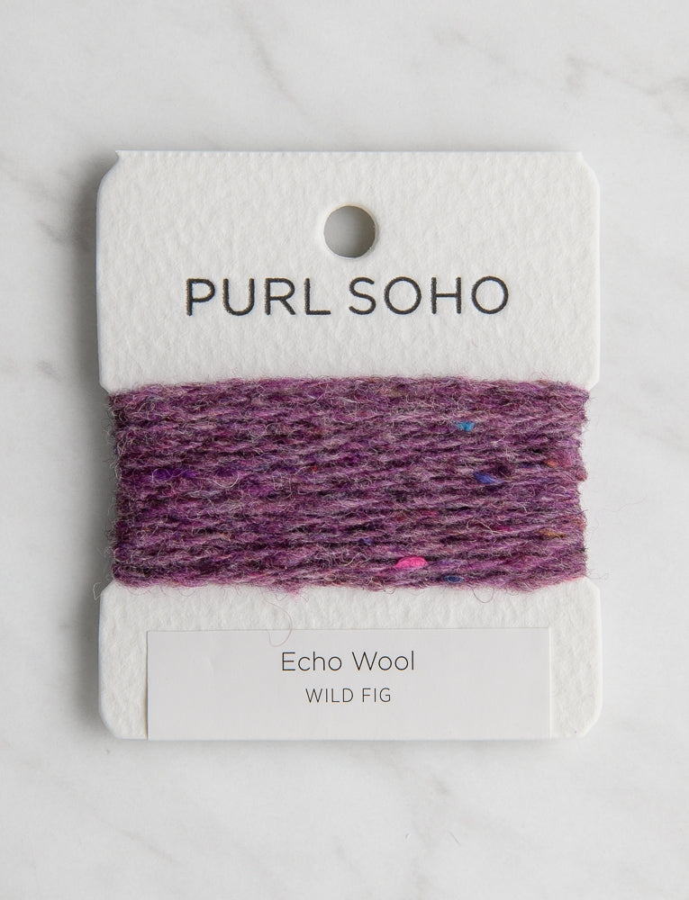 Echo Wool Color Cards, Wild Fig