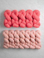 Double Knit Blanket Bundle, Wild Guava + Peony Pink, Throw