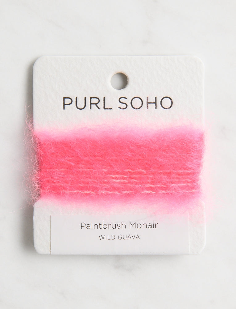 Paintbrush Mohair Color Cards, Wild Guava