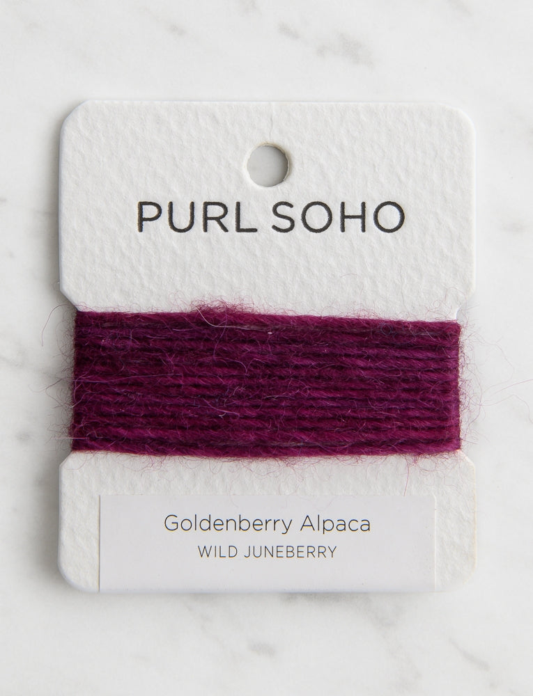 Goldenberry Alpaca Color Cards, Wild Juneberry