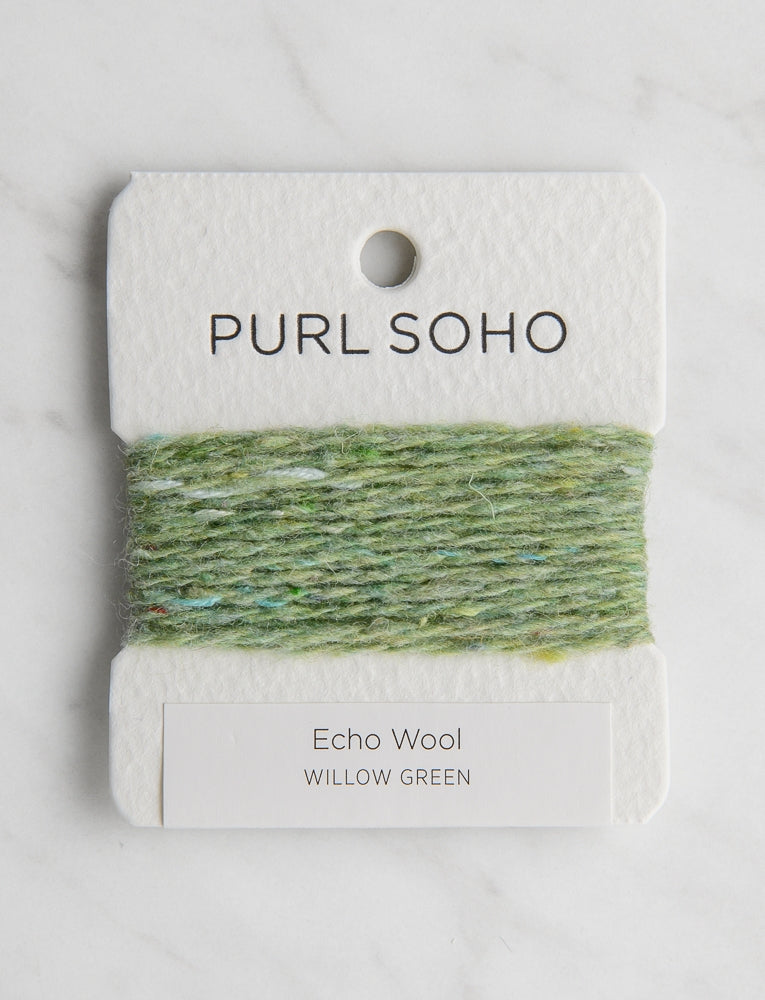 Echo Wool Color Cards, Willow Green