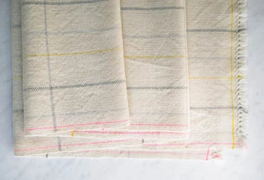 Woven Plaid Scarf