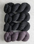 Bobble Sheep Pillow Bundle, Partridge Superwash, Wrought Iron