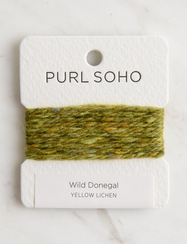 Wild Donegal Color Cards, Yellow Lichen