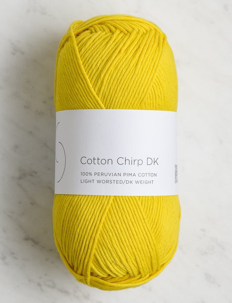 Cotton Chirp DK, 100-Gram Balls, Yellow Parakeet