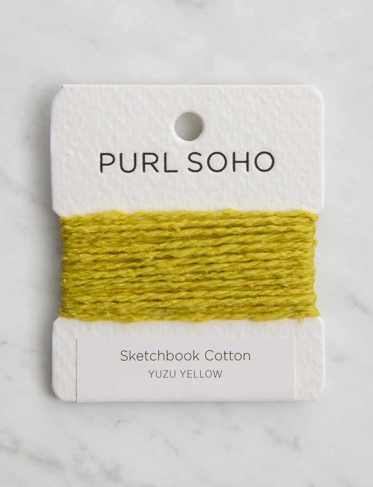 Sketchbook Cotton Color Cards, Yuzu Yellow