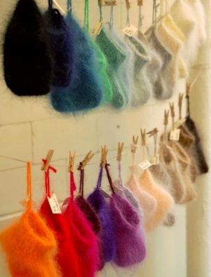 Angora Baby Booties | Purl Soho