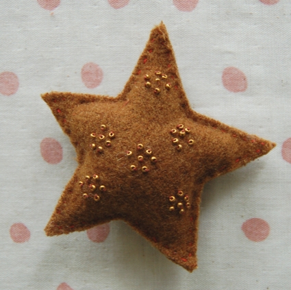 Felted Wool Star Ornaments | Purl Soho