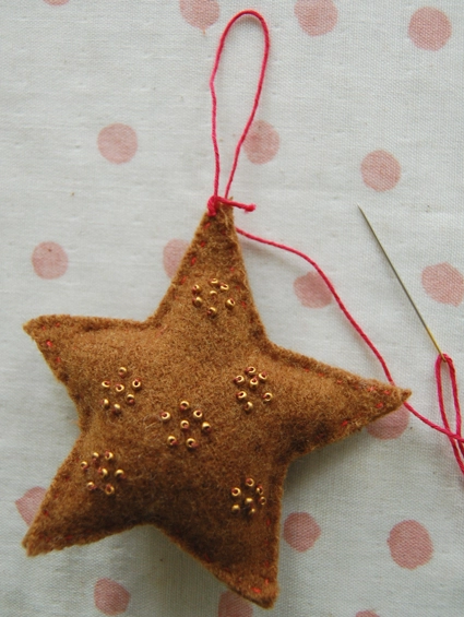 Felted Wool Star Ornaments | Purl Soho