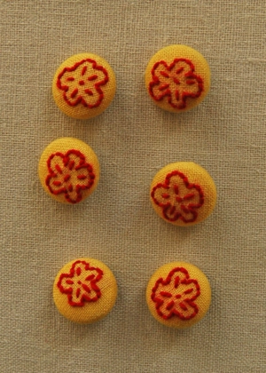 Embroidered Covered Buttons | Purl Soho