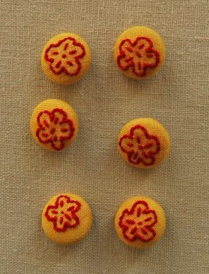 Embroidered Covered Buttons | Purl Soho
