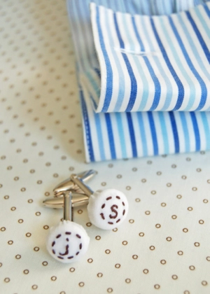 Monogrammed Cuff Links for Father’s Day | Purl Soho