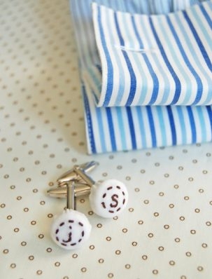 Monogrammed Cuff Links for Father’s Day | Purl Soho