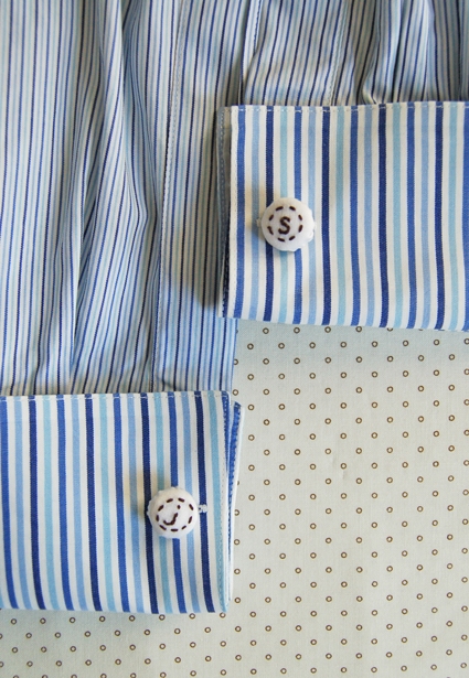 Monogrammed Cuff Links for Father’s Day | Purl Soho