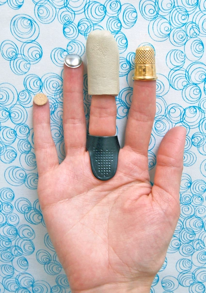 thumb thimbles - Sewing Leather 