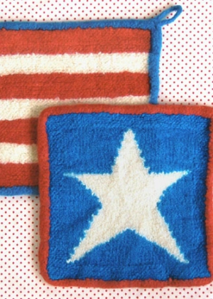 Stars + Stripes Felted Hot Pads | Purl Soho