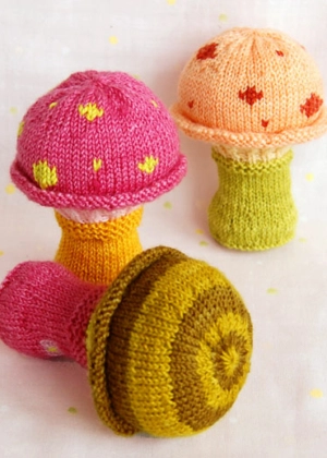 Toadstool Baby Rattle | Purl Soho