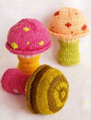 Toadstool Baby Rattle | Purl Soho