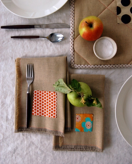 Fringed Thanksgiving Napkins | Purl Soho