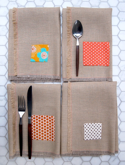 Fringed Thanksgiving Napkins | Purl Soho
