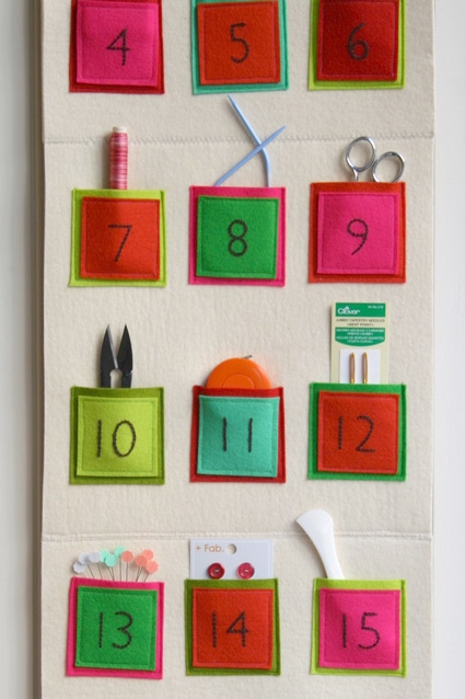 Embroidered Felt Advent Calendar | Purl Soho