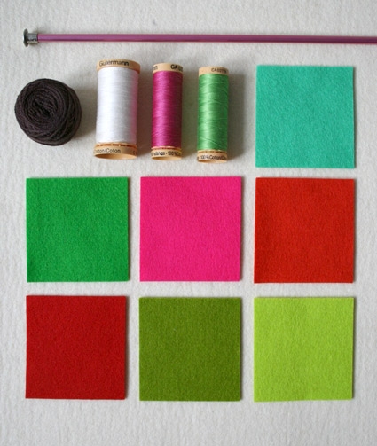 Embroidered Felt Advent Calendar | Purl Soho