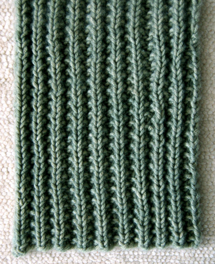 Easy Mistake Stitch Scarf Purl Soho