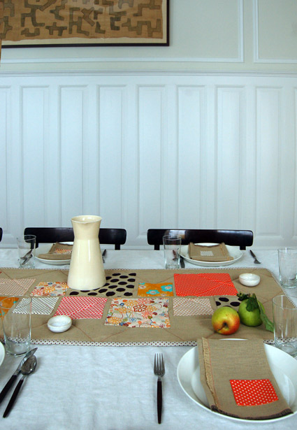 Thanksgiving Table Appliqued + Quilted Runner | Purl Soho