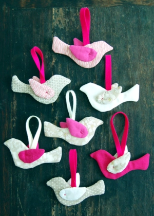 Simple Sewn Bird Ornaments | Purl Soho