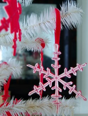 Two Sided Felt Snowflakes | Purl Soho