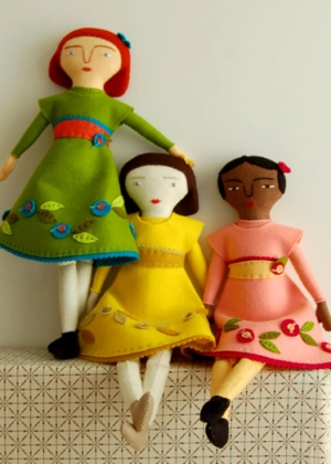 Mimi Kirchner’s Hand Sewn Felt Doll | Purl Soho