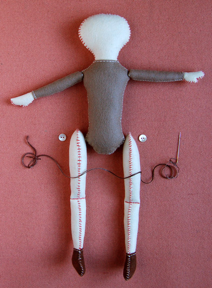 Mimi Kirchner’s Hand Sewn Felt Doll | Purl Soho