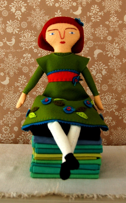 Mimi Kirchner’s Hand Sewn Felt Doll | Purl Soho