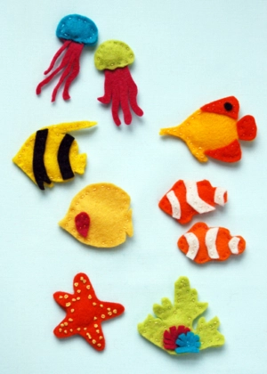 Felt Aquarium Magnets | Purl Soho