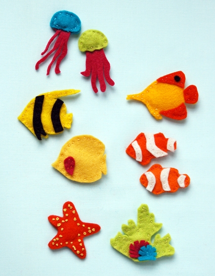 Felt Aquarium Magnets | Purl Soho