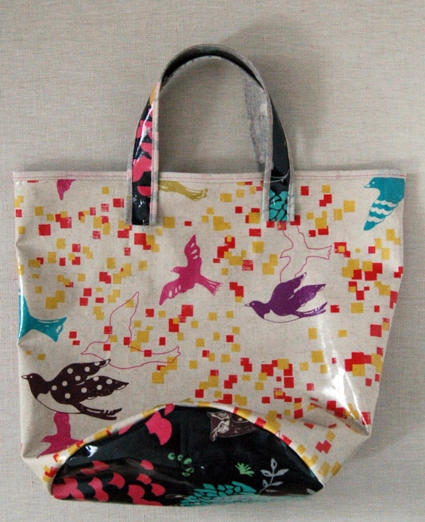 Echino Oilcloth Grocery Tote | Purl Soho