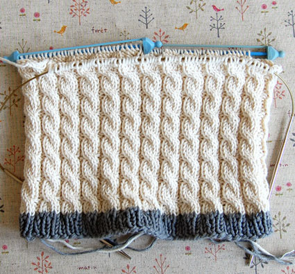 Cabled Baby Vest | Purl Soho
