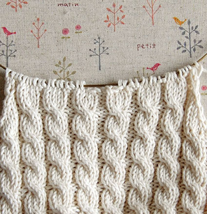 Cabled Baby Vest | Purl Soho