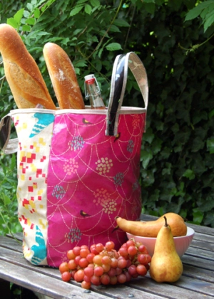 Echino Oilcloth Grocery Tote | Purl Soho