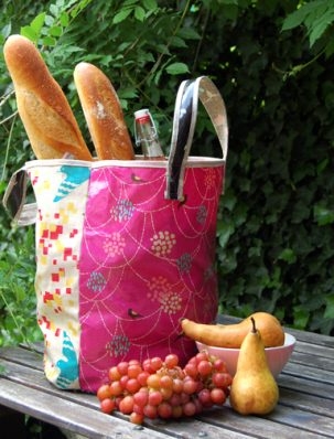 Echino Oilcloth Grocery Tote | Purl Soho